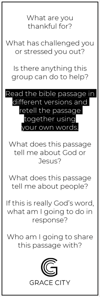 Grace City Church DBS Bookmark