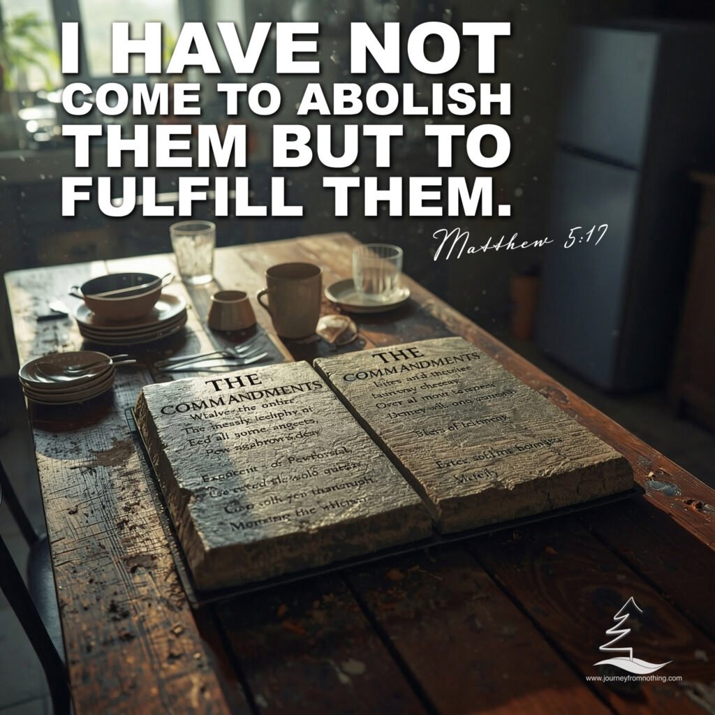 Tablets in the Kitchen - Matthew 5:17