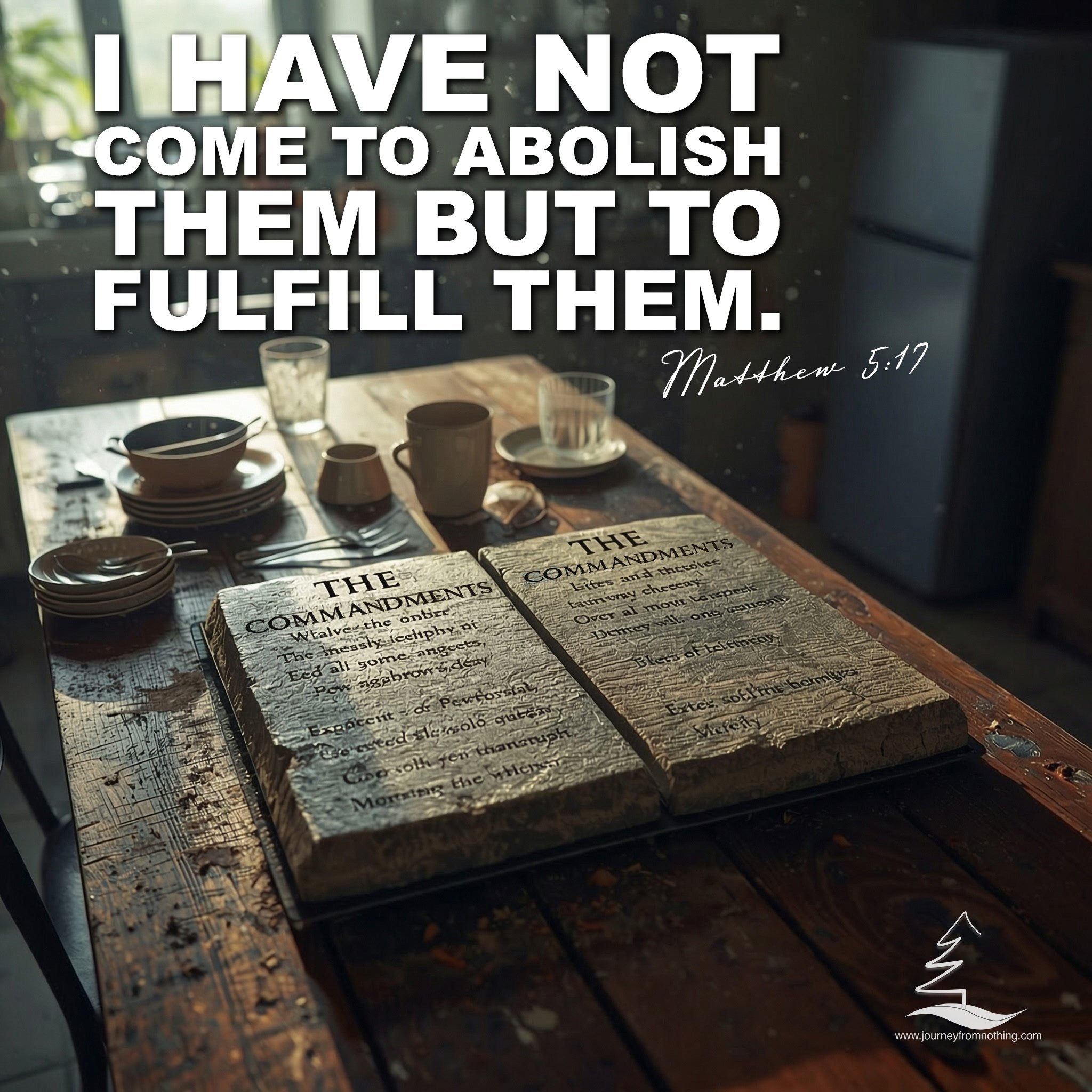 Tablets in the Kitchen - Matthew 5:17